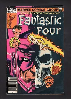 Buy Fantastic Four #257 Destruction Of Tarnax IV Newsstand Marvel Comics '83 FN • 3.88£