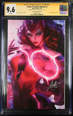 Buy X-Men #4 Stanley 'Artgerm' Lau Virgin B Variant CGC 9.6 - Facsimile - Signed • 90.86£