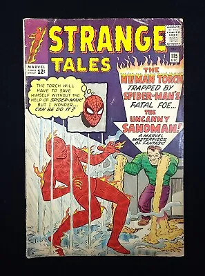 Buy Strange Tales #115 G/VG Origin Dr Strange 2nd & Origin Sandman Early Spider-Man • 291.23£