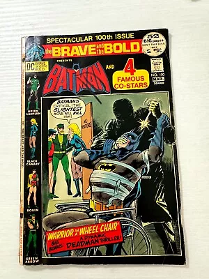 Buy Brave And The Bold #100 1972 DC Neal Adams Art Batman Bronze Age • 15.52£