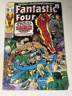 Buy Fantastic Four #100 (1970, Marvel) Milestone Issue! Stan Lee Jack Kirby! • 15.49£