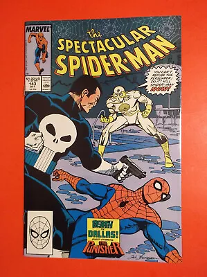 Buy SPECTACULAR SPIDER-MAN # 143 - VF/NM 9.0 - 1st CARLOS LOBO APP - PUNISHER COVER • 6.95£