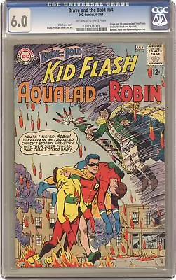 Buy Brave And The Bold #54 CGC 6.0 1964 0202976009 1st App. And Origin Teen Titans • 396.07£