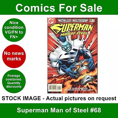 Buy DC Superman Man Of Steel #68 Comic - VG/FN+ 01 June 1997 • 3.49£