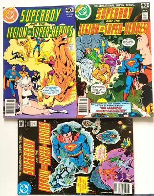 Buy Superboy And The Legion Of Super Heroes #252, 253, 254. 3 BOOKS! • 11.65£