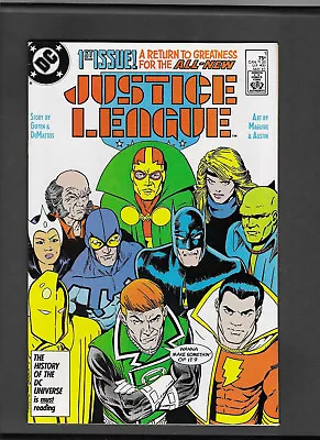 Buy Justice League #1 (1987 Series) Near Mint- (9.2) • 19.25£