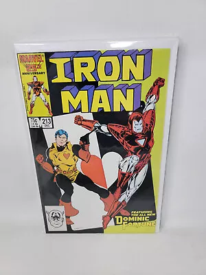 Buy IRON MAN #213 1986 Marvel 9.2 Bob Layton Cover Art • 5.43£