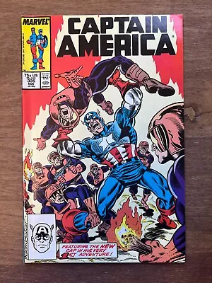 Buy Captain America 335 Marvel Comics New Caps First Mission 1987 • 3.11£