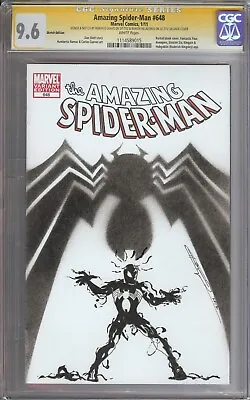 Buy Amazing Spider-Man #648 CGC 9.6 Sketch And Painted Chavo And Villalobos Venom • 194.15£