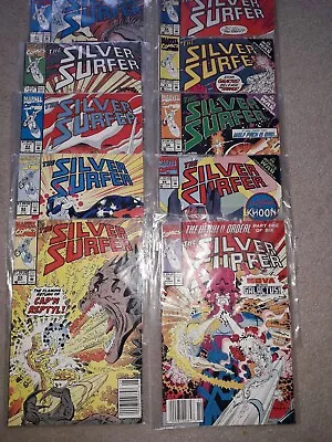 Buy SILVER SURFER MARVEL COMICS 1980'S. Numbers 61 / 70.All Complete And In Vgc   • 29.99£