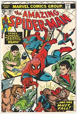 Buy Amazing Spider-Man # 140 ~ 1st Appearance Gloria Grant ~ Marvel Comics 1975 • 9.32£