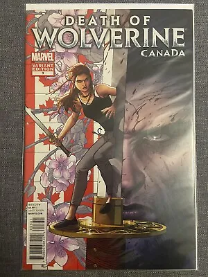 Buy Death Of Wolverine #3 Marvel Comics Canada Variant • 2.99£