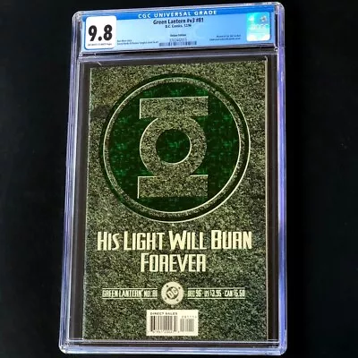 Buy Green Lantern V3 #81 💥 CGC 9.8 💥 Deluxe Edition! Embossed Emerald Cover! Comic • 89.31£