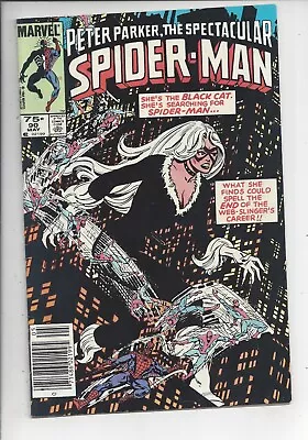 Buy Spectacular Spider-Man #90 VF (7.5) 1984 -🍁  $.75 Canadian Price Variant🍁 • 15.53£