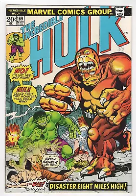 Buy Incredible Hulk #169 Marvel Comics (1962) 1st Appearance Bi-Beast! M.O.D.O.K. • 7.74£