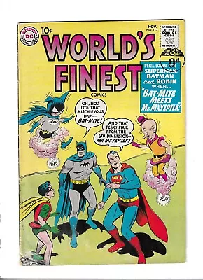 Buy WORLD'S FINEST # 113 Very Good Plus [1960] DC 10 Cents Issue • 49.95£