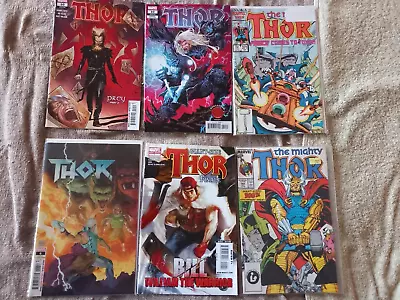 Buy 6 X Comics Marvel The Mighty Thor 10-10- 371 -6- 382 - 1 • 14.85£