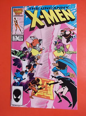 Buy Uncanny X-men # 208 - Vf+ 8.5 - 1986 Nimrod & Hellfire Club App - John Romita Jr • 8.15£