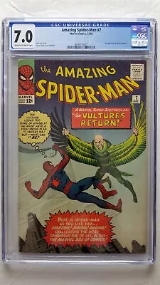 Buy Amazing Spider-Man #7 CGC 7.0 F/VF      2nd Appearance Vulture • 1,087.25£