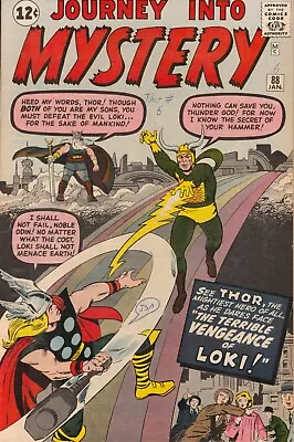Buy 48036: Marvel Comics JOURNEY INTO MYSTERY: 2ND APP LOKI MISSING BACKUP STORY #88 • 844.52£