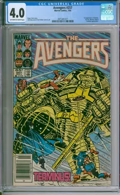 Buy Marvel Comics Avengers #257 CGC 4.0 1st Appearance Of Nebula • 39.58£