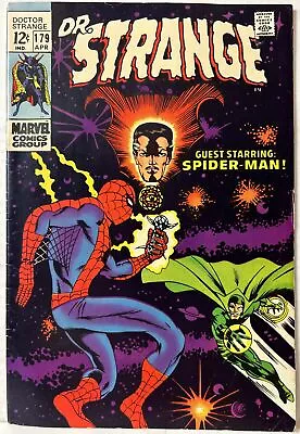 Buy Doctor Strange #179 1st Meet Of SpiderMan & Dr Strange FN+ Marvel Ditko • 31.06£
