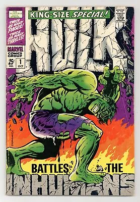 Buy Incredible Hulk Annual #1 VG- 3.5 1968 • 155.32£