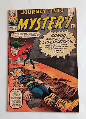 Buy Journey Into Mystery #91, Apr., 1963, 1st Valkyries, 1st Sandu, VG- 3.5 • 97.08£
