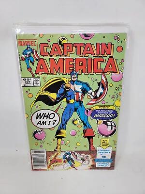 Buy CAPTAIN AMERICA #307 1985 Marvel 8.5 Newsstand 1ST APP MADCAP Paul Neary Cover • 7.76£