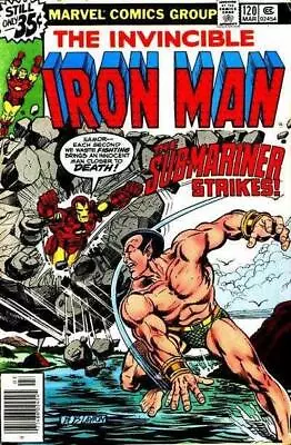 Buy Iron Man (1968) # 120 (4.5-VG+) Namor, 1st Justin Hammer 1979 • 14.40£