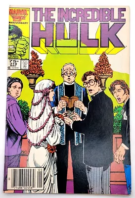 Buy Incredible Hulk #319 (1986) / Vf / Marriage Of Betty Ross & Bruce Banner • 7.67£