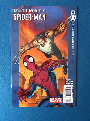 Buy Ultimate Spider-Man Marvel Comic Issue 66 December 2004 WOLVERINE • 6.99£