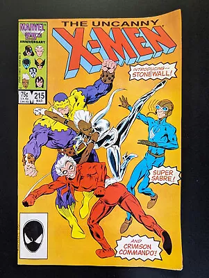 Buy The Uncanny X-Men #215, Marvel Comics, 1st Stonewall, 1987, FREE UK POSTAGE • 5.49£