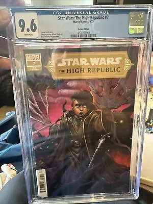 Buy Star Wars The High Republic 7 Height 1:25 Variant CGC 9.6 NM+ Rare Graded Book! • 46.59£