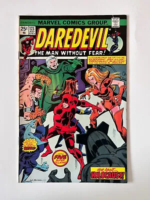 Buy Daredevil #123 - First Appearance Of Jackhammer Of Hydra! Marvel Comics, 1975 • 6.21£