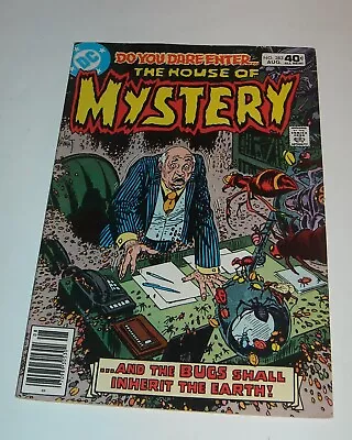 Buy DC HORROR Comics HOUSE Of MYSTERY # 283 August 1980 CLEAN CROSSWORD PAGE BUGS!! • 2.32£