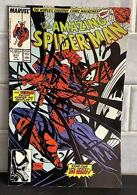 Buy Amazing Spider-Man 317 1989  Newsstand Featuring Venom • 10£