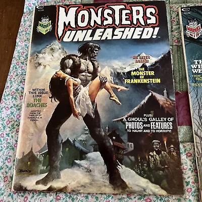 Buy Monsters Unleashed! #2 Sep 1973 Bronze Age BW Marvel Magazine Photos    ID:18706 • 23.26£