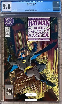 Buy Batman #417 CGC 9.8 WHITE Pages 1st KGBeast DC 1988 • 124.25£