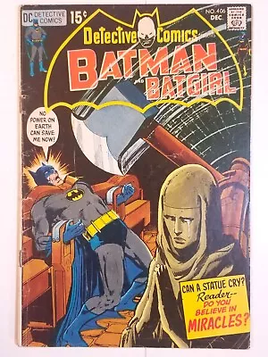 Buy DETECTIVE COMICS #406 W/ BATMAN & BATGIRL DC 1970 NEAL ADAMS COVER 1st DR. DARRK • 10.09£