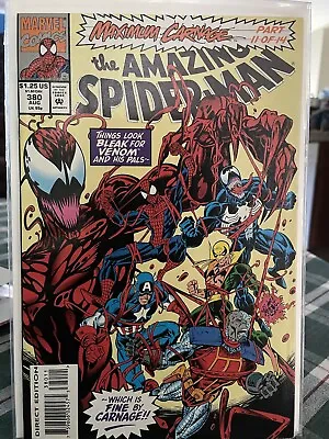 Buy Amazing Spider-man #380 Nm Marvel Comics - Maximum Carnage • 6.98£