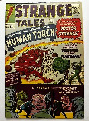 Buy Strange Tales #121  Ditko .... Dr. Strange, Plantman Origin, 1964, V/fn !!! • 98.62£