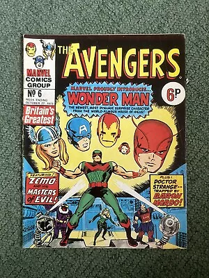 Buy The Avengers - Issue No 6 Oct 1973 Vintage Marvel UK Comic • 10£