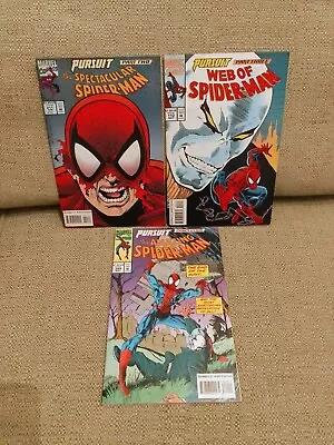 Buy SPIDER-MAN Pursuit Part. 2.3.4 - Spectacular #211 - Web Of #112 - Amazing #389 • 13.49£