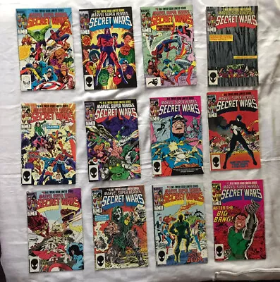 Buy Marvel Super Heroes Secret Wars #1 - 12, 1984 Comics Complete Series 1st Venom • 232.97£