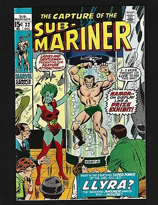 Buy Sub-Mariner #32 VF+ Buscema 1st & Origin Llyra 1st Rhonda Morris Ikthon Karthon • 24.85£