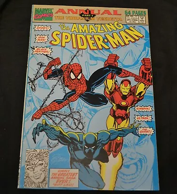 Buy Marvel Comic The Amazing Spider-man Annual Issue #25 1991 Vibranium Vendetta • 6£