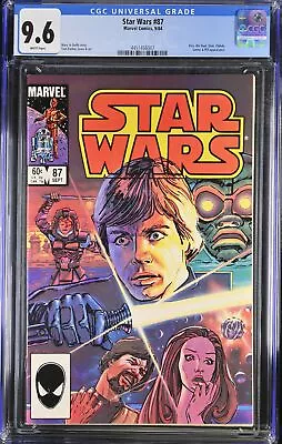 Buy Star Wars #87 - Marvel Comics 1984 CGC 9.6 Kiro, Rik Duel, Dani, Chihdo, Santor  • 45.82£