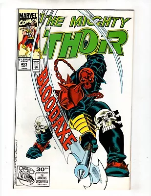 Buy Marvel Comics Thor Volume 1 Book #451 VF+ • 1.93£