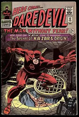 Buy Daredevil #13 Marvel 1965 (FN) 1st Appearance Of Vibranium! L@@K! • 27.17£